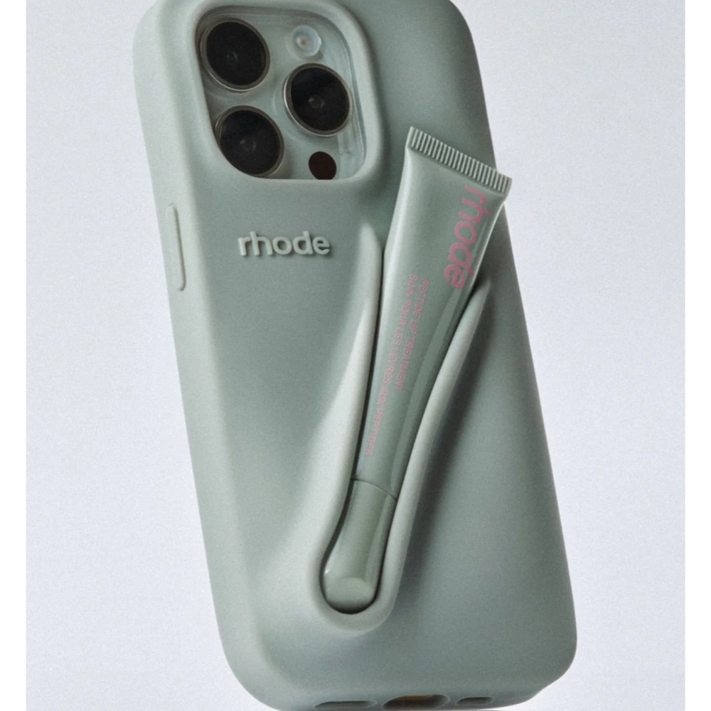 RHODE Light Gray Phone Case 15 pro max